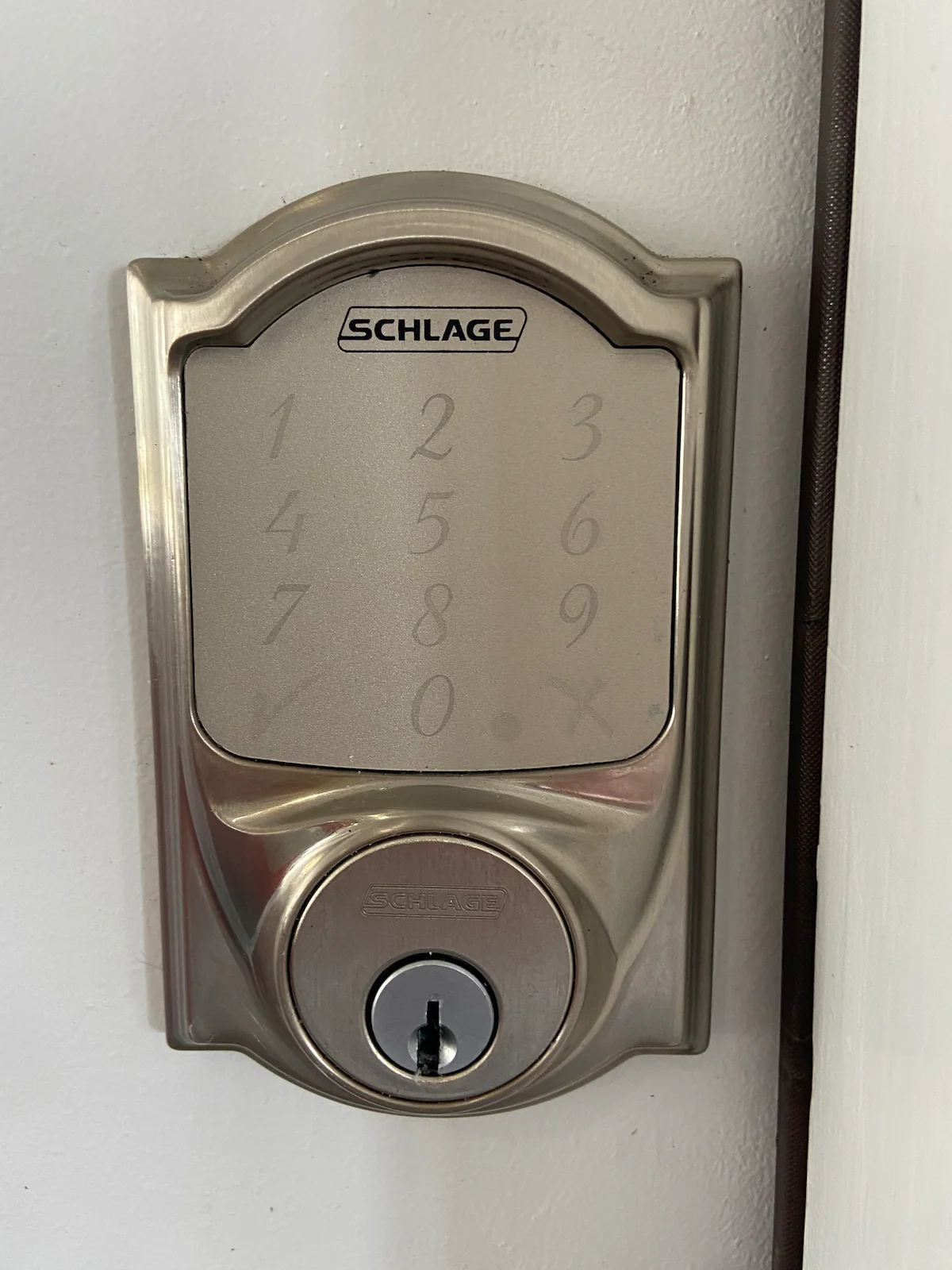 Key pad entry